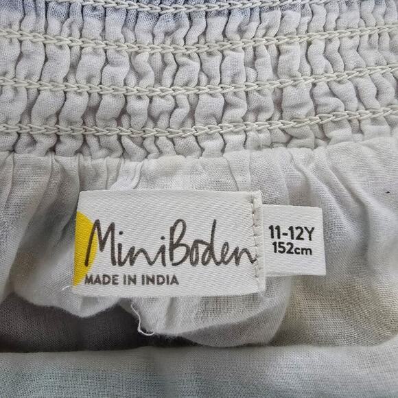 Mini Boden Tierd Striped Dress Size 11-12yr Flowy Kids - Picture 6 of 7